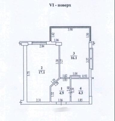 1-room apartment apartment by the address st. Bocharova gen (area 42,4 m²) - Atlanta.ua - photo 42
