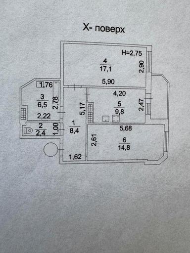 2-комнатная квартира по адресу ул. Вильямса ак. (площадь 63 м²) - Atlanta.ua - фото 16