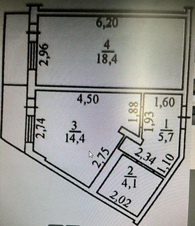 1-комнатная квартира по адресу ул. Инглези (площадь 45 м²) - Atlanta.ua - фото 8