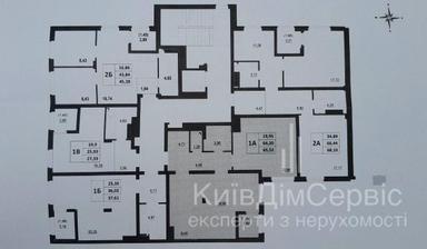 2-rooms apartment apartment by the address st. Anatoliya Lutsenka (area 65,5 m²) - Atlanta.ua - photo 27