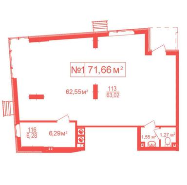 Коммерческая недвижимость по адресу ул. Оксамытова (площадь 71,7 м²) - Atlanta.ua - фото 38