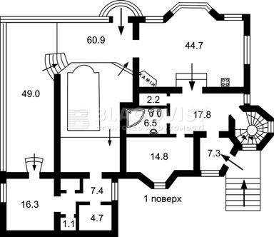 Будинок за адресою вул. Боголюбова (площа 800 м²) - Atlanta.ua - фото 43