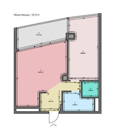 1-кімнатна квартира за адресою вул. Іоанна Павла II (площа 62,4 м²) - Atlanta.ua - фото 51
