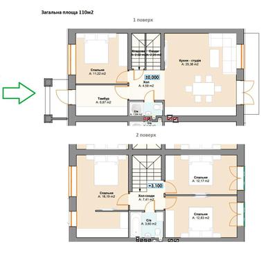 Дом по адресу ул. Яблунская (площадь 110 м²) - Atlanta.ua - фото 19