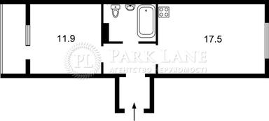 1-кімнатна квартира за адресою (площа 44 м²) - Atlanta.ua - фото 24