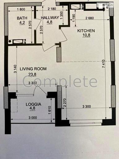 1-room apartment apartment by the address st. Ul Bereznyakovskaya (area 46 m²) - Atlanta.ua - photo 48