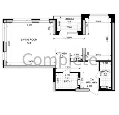 2-кімнатна квартира за адресою вул. Березняківська (площа 68 м²) - Atlanta.ua - фото 19