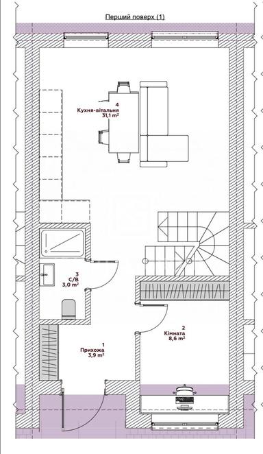 Дом по адресу ул. Киевская (площадь 92 м²) - Atlanta.ua - фото 19