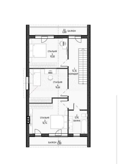 Будинок за адресою вул. Кащенка (площа 185 м²) - Atlanta.ua - фото 16
