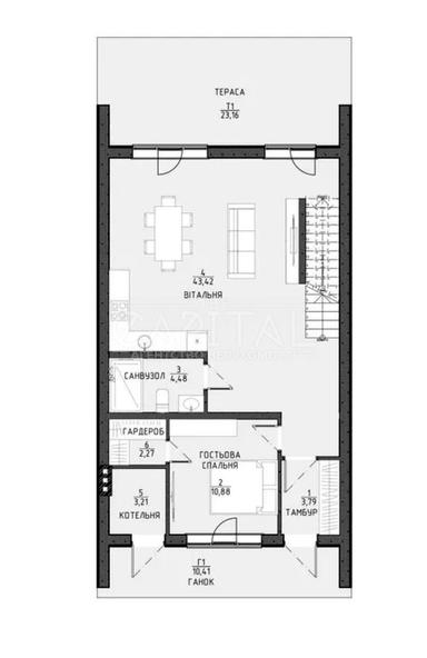 Будинок за адресою вул. Кащенка (площа 185 м²) - Atlanta.ua - фото 22