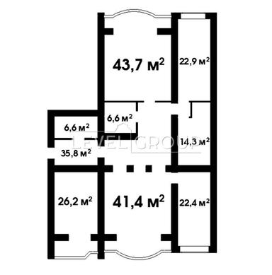 Багатокімнатна квартира за адресою вул. Паторжинського (площа 220 м²) - Atlanta.ua - фото 26
