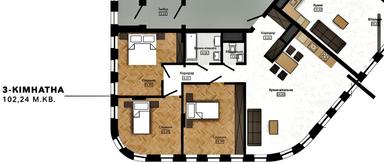 3-rooms apartment apartment by the address st. Buzkova (area 103 m²) - Atlanta.ua - photo 18