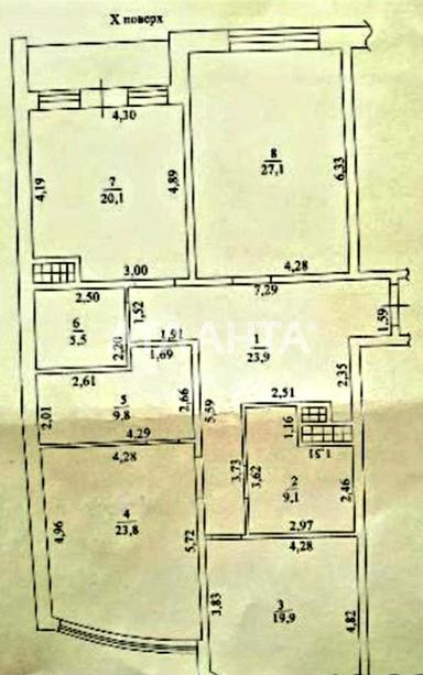 3-rooms apartment apartment by the address st. Literaturnaya (area 142 m²) - Atlanta.ua - photo 38