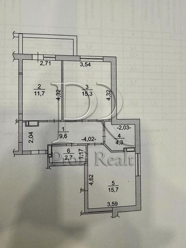 2-комнатная квартира по адресу (площадь 61 м²) - Atlanta.ua - фото 26