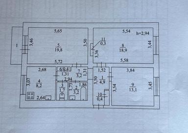 3-rooms apartment apartment by the address st. Evropeyskaya Ekaterininskaya (area 75,5 m²) - Atlanta.ua - photo 8