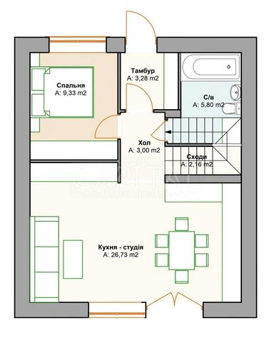 Дом по адресу (площадь 100 м²) - Atlanta.ua - фото 21