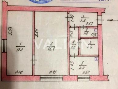 2-комнатная квартира по адресу ул. Скрябина Кузьмы(Ватутина) (площадь 42 м²) - Atlanta.ua - фото 31