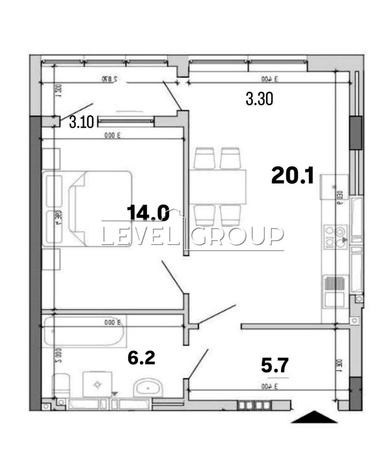 1-room apartment apartment by the address st. Rostislavskaya Marshala Rybalko (area 50 m²) - Atlanta.ua - photo 60