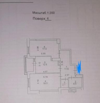 2-кімнатна квартира за адресою вул. Кустанайська (площа 69,3 м²) - Atlanta.ua - фото 20