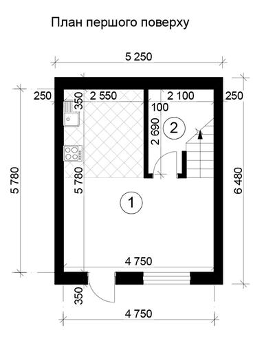 House by the address (area 50 m²) - Atlanta.ua - photo 36