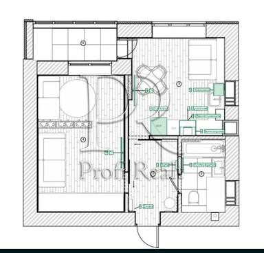 1-кімнатна квартира за адресою вул. Метрологічна (площа 41 м²) - Atlanta.ua - фото 10