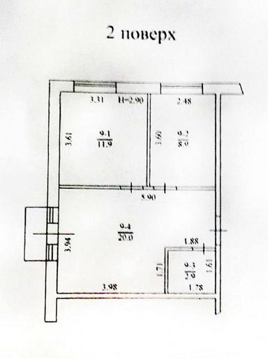 2-комнатная квартира по адресу ул. Кострова (площадь 45 м²) - Atlanta.ua - фото 21