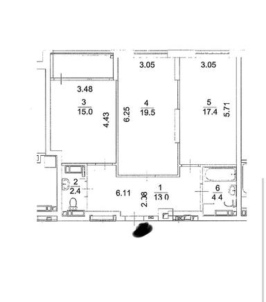 2-комнатная квартира по адресу ул. Здолбуновская (площадь 75 м²) - Atlanta.ua - фото 16