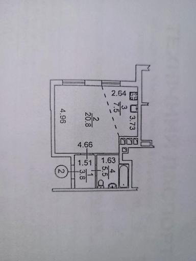 1-room apartment apartment by the address st. Anatoliya Petritskogo (area 38 m²) - Atlanta.ua - photo 30