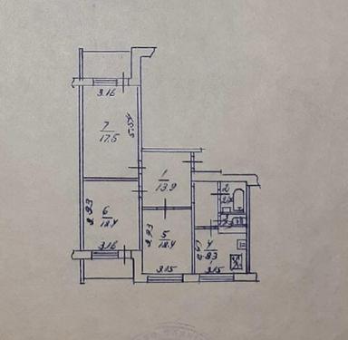 3-комнатная квартира по адресу Европейского Союза просп. (просп. Правды) (площадь 71,6 м²) - Atlanta.ua - фото 44