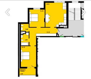 2-комнатная квартира по адресу ул. Героев Крут (площадь 83,2 м²) - Atlanta.ua - фото 8