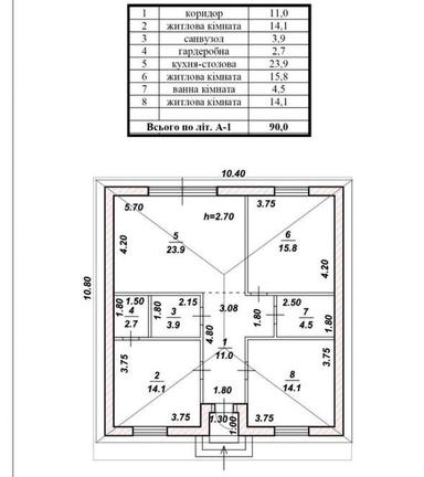 Дом по адресу (площадь 90 м²) - Atlanta.ua - фото 15