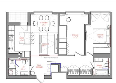 3-кімнатна квартира за адресою вул. Анатолія Петрицького (площа 79 м²) - Atlanta.ua - фото 34