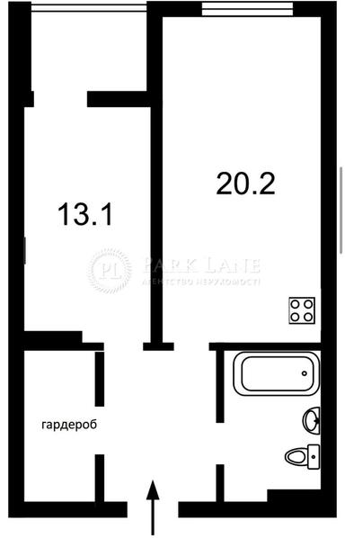 1-room apartment apartment by the address (area 50,1 m²) - Atlanta.ua - photo 11