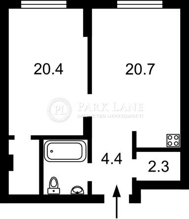 1-комнатная квартира по адресу ул. Фортечний тупик (площадь 54 м²) - Atlanta.ua - фото 26