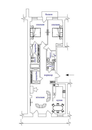 3-кімнатна квартира за адресою вул. Новоселицька (площа 144 м²) - Atlanta.ua - фото 70
