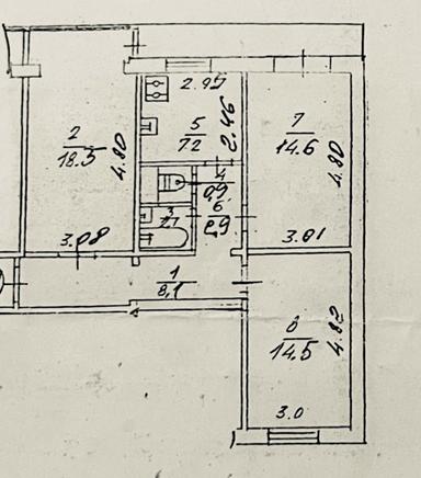 3-rooms apartment apartment by the address st. Ul Sholom Aleykhema (area 70,6 m²) - Atlanta.ua - photo 18