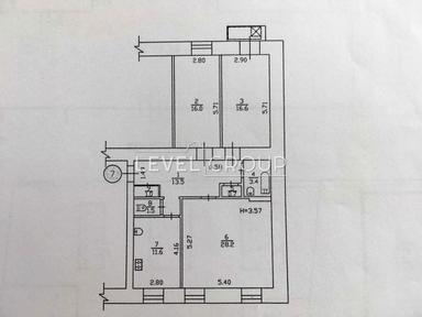 3-комнатная квартира по адресу Горской Аллы пер. (площадь 95,2 м²) - Atlanta.ua - фото 30