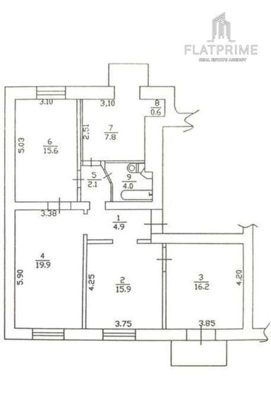 Многокомнатная квартира по адресу (площадь 89 м²) - Atlanta.ua - фото 14