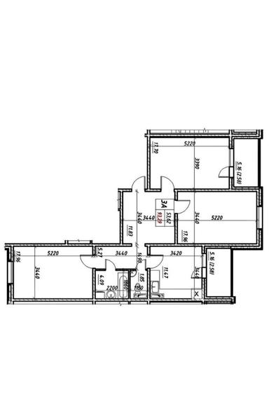 3-комнатная квартира по адресу ул. Коноплянская (площадь 94 м²) - Atlanta.ua - фото 24