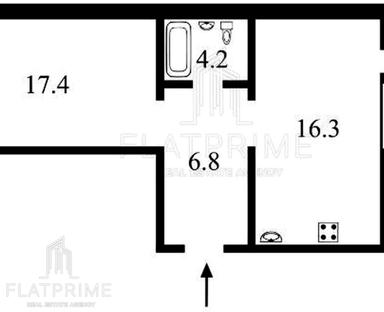1-кімнатна квартира за адресою (площа 49,6 м²) - Atlanta.ua - фото 22