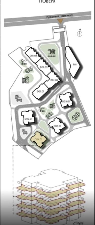 2-кімнатна квартира за адресою Берестейський проспект (площа 73 м²) - Atlanta.ua - фото 45