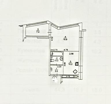 1-кімнатна квартира за адресою вул. Синьоозерна (площа 43 м²) - Atlanta.ua - фото 40