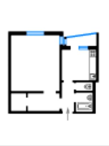 1-комнатная квартира по адресу Оболонский просп. (площадь 35 м²) - Atlanta.ua - фото 19