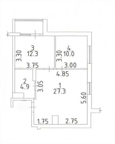 2-комнатная квартира по адресу (площадь 58 м²) - Atlanta.ua - фото 26