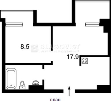 1-комнатная квартира по адресу (площадь 34 м²) - Atlanta.ua - фото 46