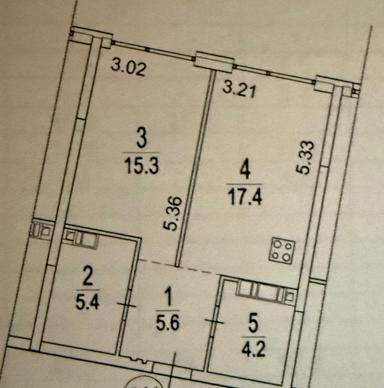 1-кімнатна квартира за адресою наб. Дніпровська (площа 48 м²) - Atlanta.ua - фото 34