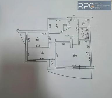 3-комнатная квартира по адресу ул. Ушакова Николая (площадь 79 м²) - Atlanta.ua - фото 42