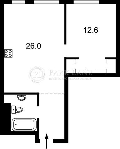 1-кімнатна квартира за адресою вул. Тютюнника (площа 55 м²) - Atlanta.ua - фото 23