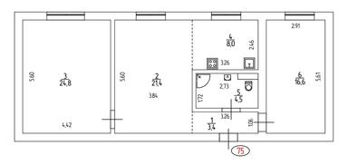 3-кімнатна квартира за адресою вул. Горлівська (площа 78,2 м²) - Atlanta.ua - фото 32