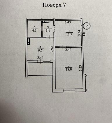1-кімнатна квартира за адресою вул. Вирлицька (площа 49 м²) - Atlanta.ua - фото 26